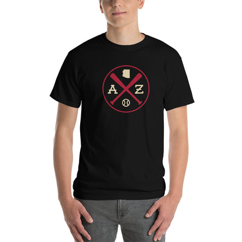 Arizona Crossed Baseball Bats T-Shirt