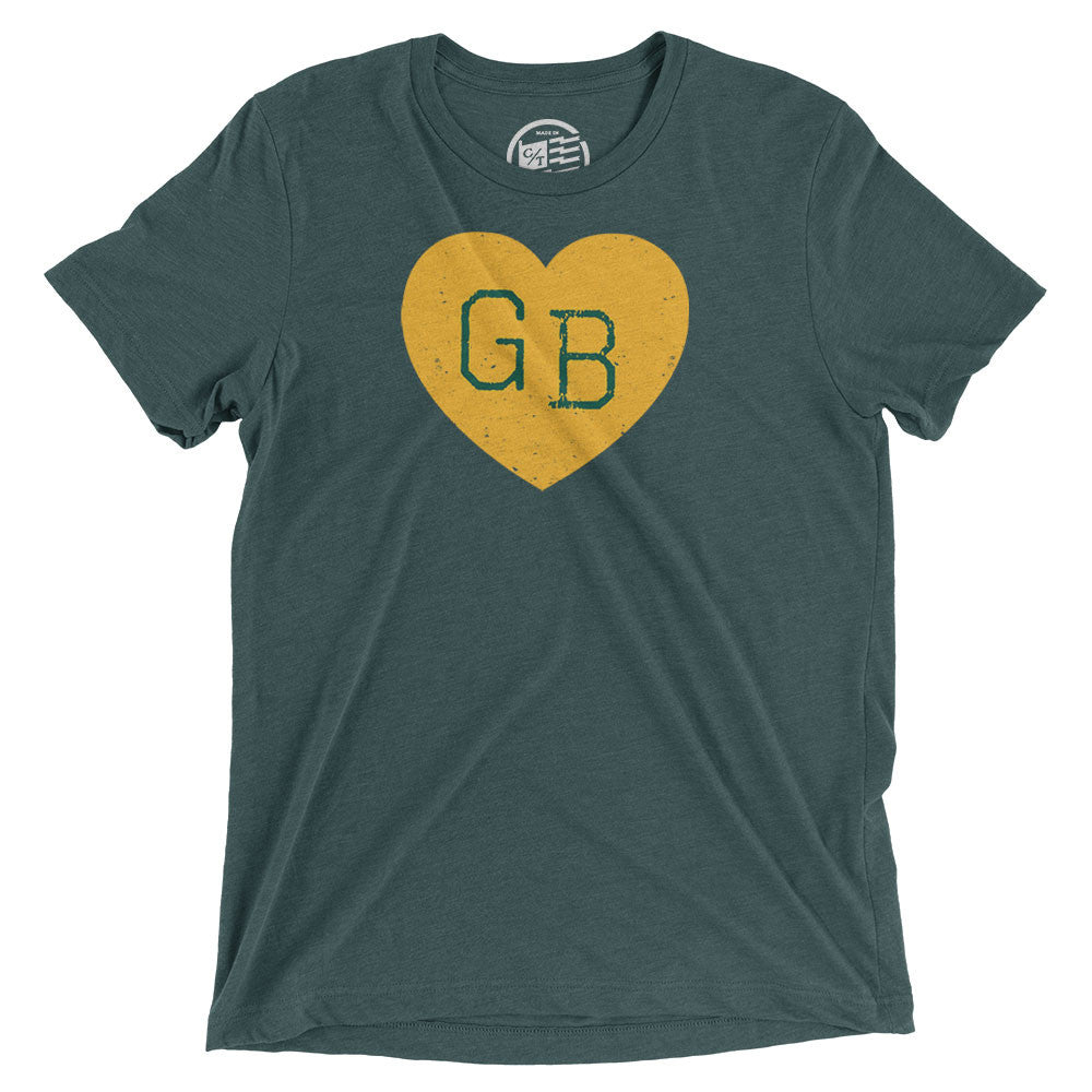 Green Bay Heart T-Shirt - Citizen Threads Apparel Co. - 2