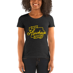 Iowa "The Hawkeye State" Womens T-Shirt