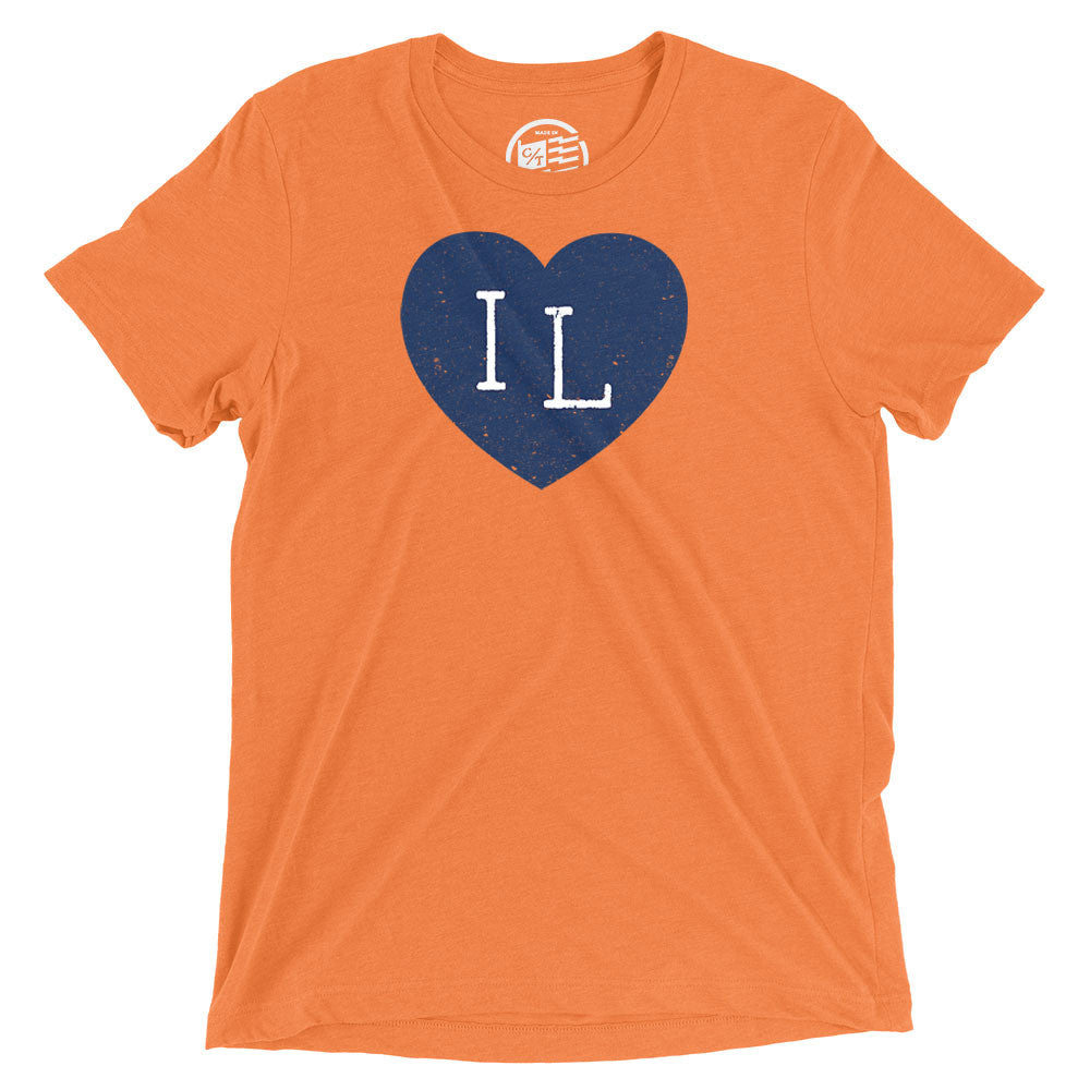Illinois Heart T-Shirt - Citizen Threads Apparel Co. - 1