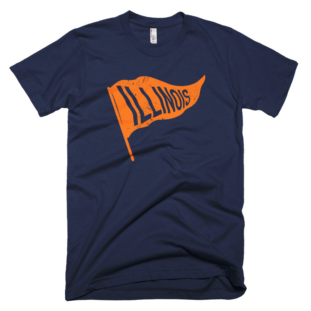 Illinois Vintage State Flag T-Shirt - Citizen Threads Apparel Co.
