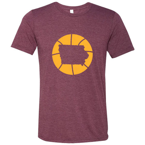 Iowa Basketball State T-Shirt - Citizen Threads Apparel Co.
