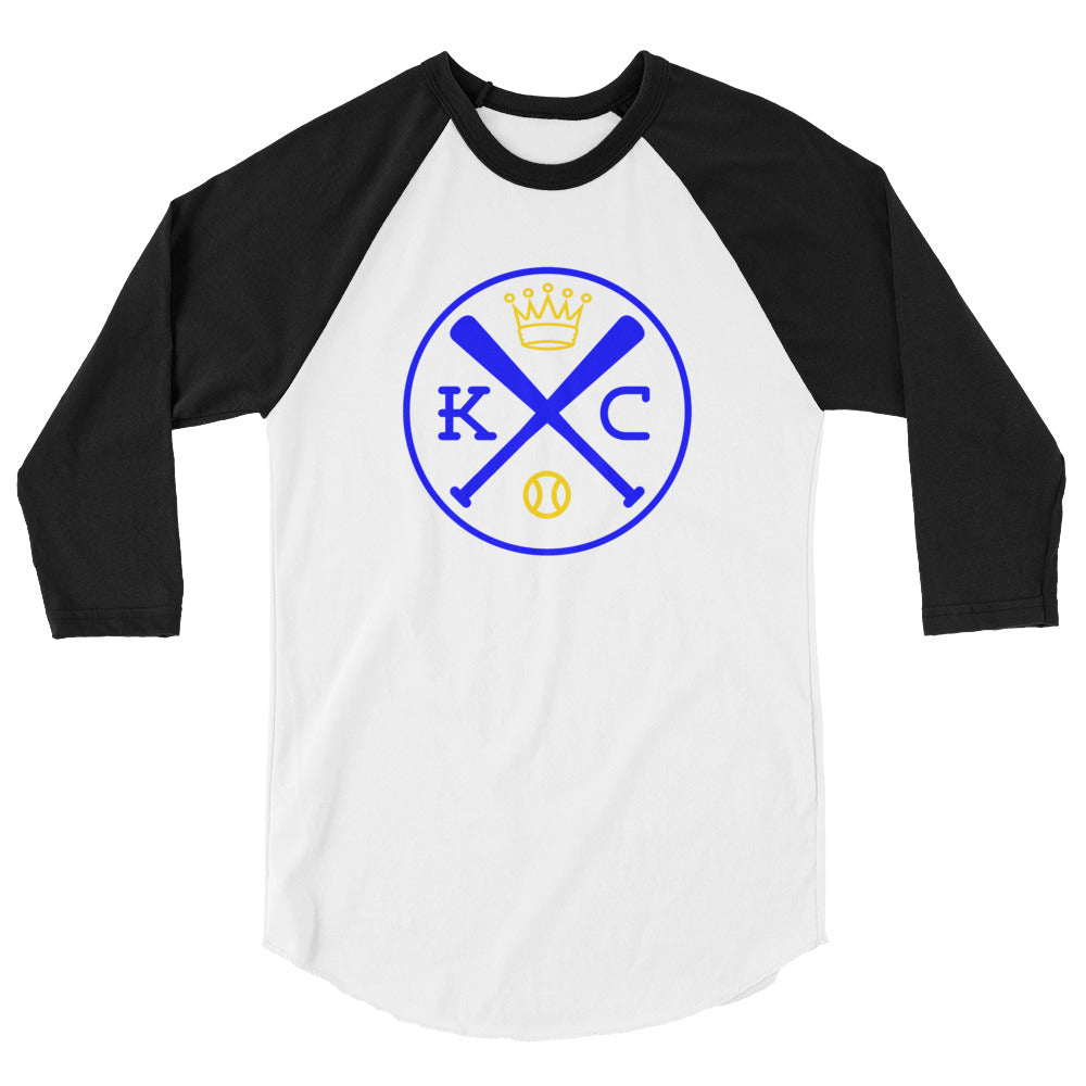 Kansas City Baseball 3/4 Sleeve Raglan Shirt