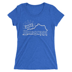 Kentucky "The Bluegrass State" Womens T-Shirt
