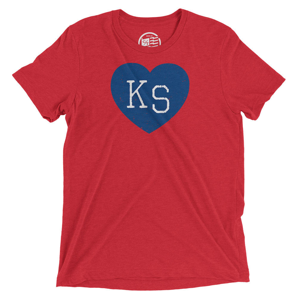 Kansas Heart T-Shirt - Citizen Threads Apparel Co. - 3
