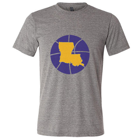 Louisiana Basketball State T-Shirt - Citizen Threads Apparel Co.