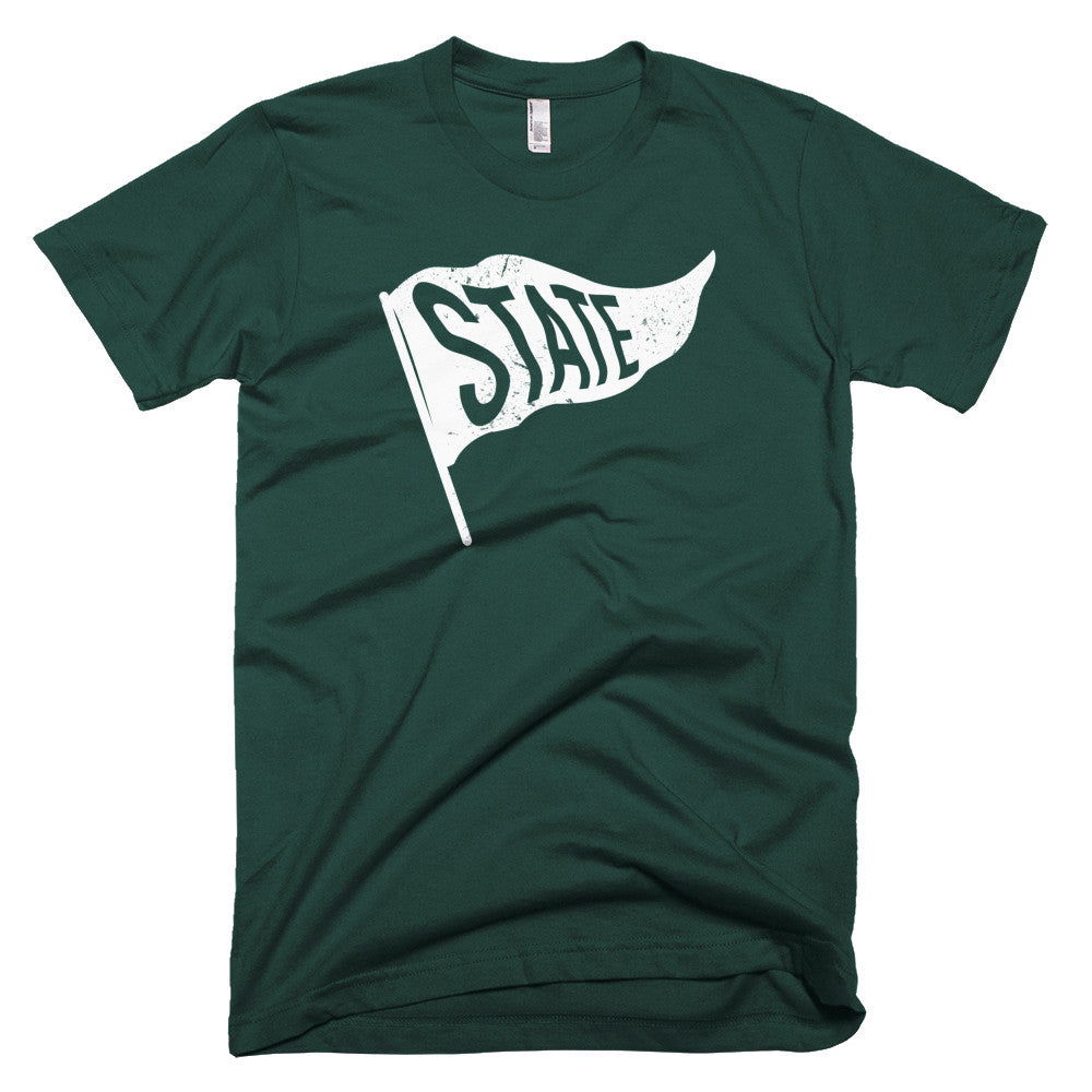 Michigan Vintage State Flag T-Shirt - Citizen Threads Apparel Co.