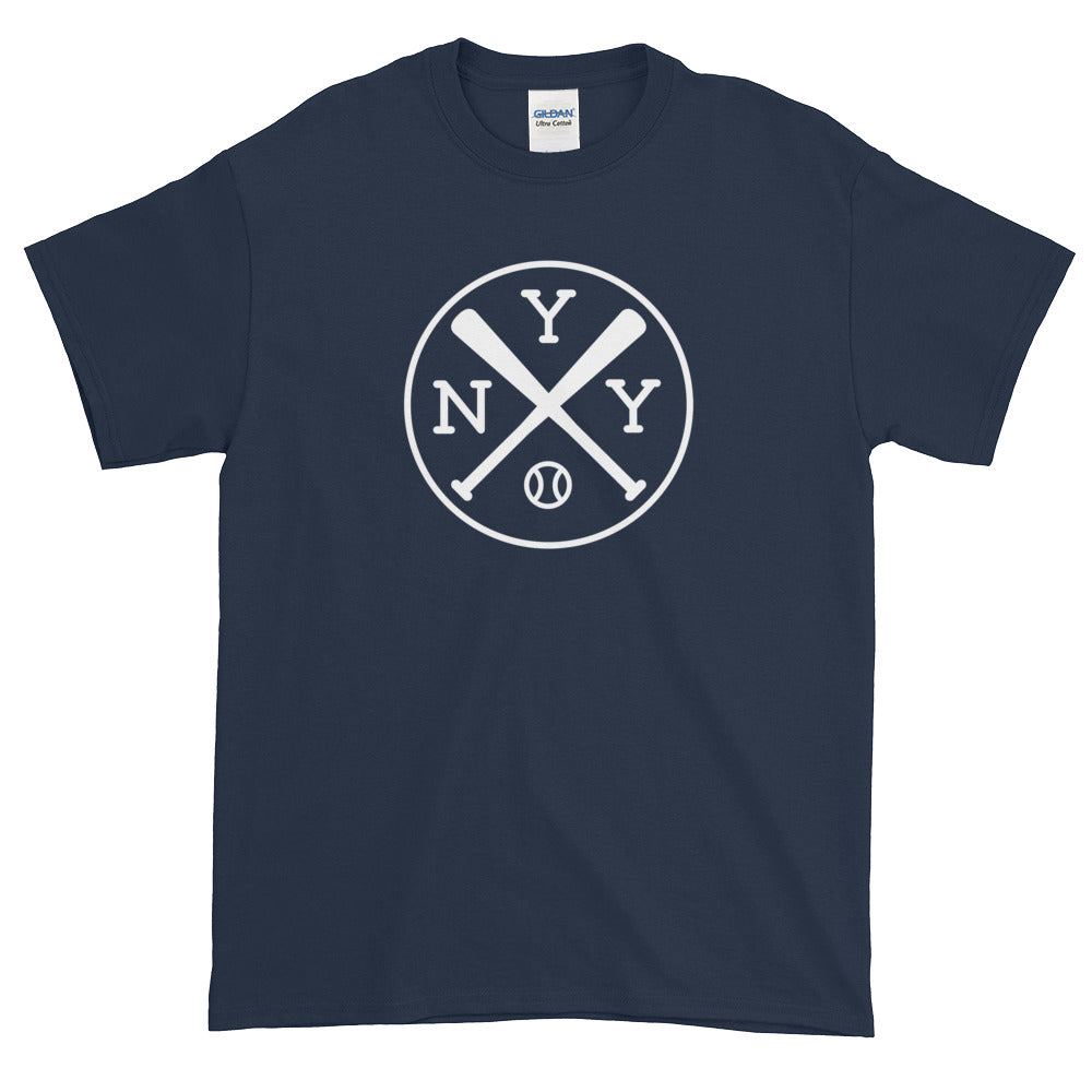 New York NYY Crossed Baseball Bats T-Shirt