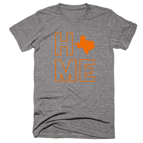 Texas Home T-Shirt | Orange - Citizen Threads Apparel Co.