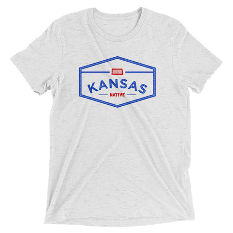 Kansas State Native Vintage Short Sleeve T-Shirt