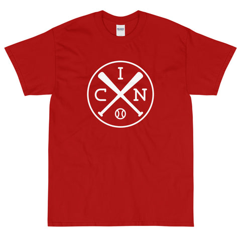 Cincinnati Crossed Baseball Bats T-Shirt