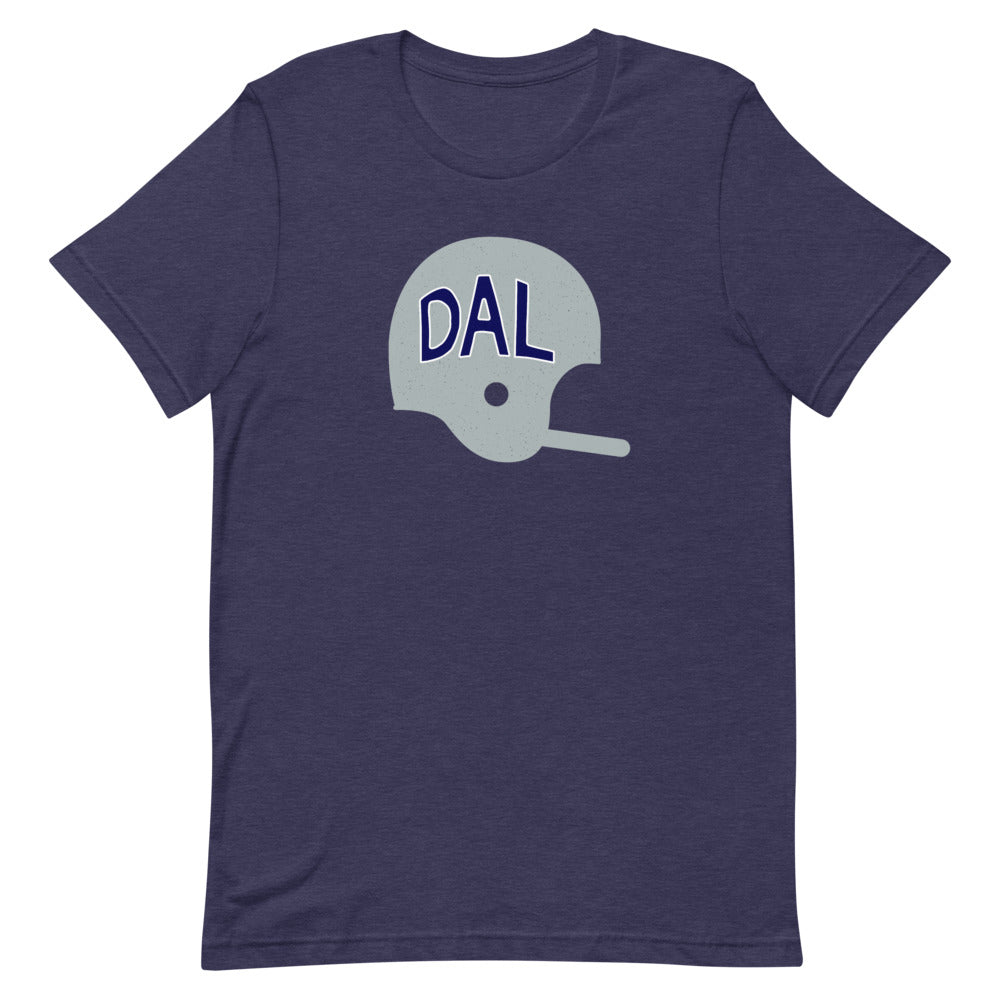 DAL Helmet - Adult Short-Sleeve Unisex T-Shirt.  Dallas Football Tee