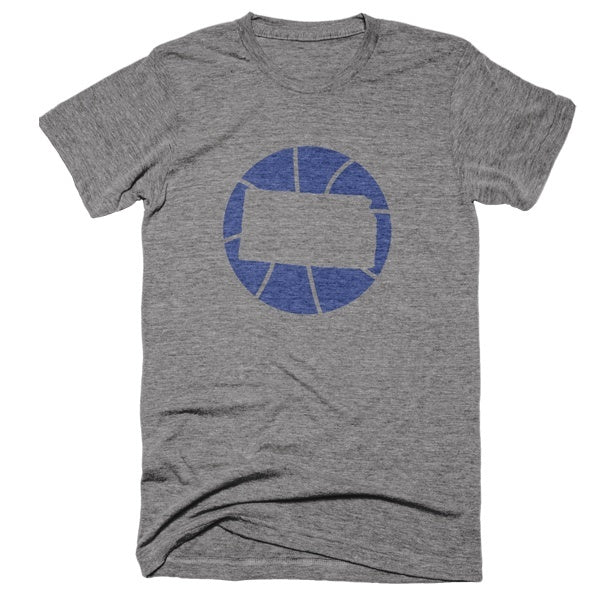 Kansas Basketball State T-Shirt - Citizen Threads Apparel Co.