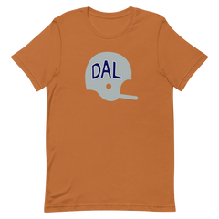 DAL Helmet - Adult Short-Sleeve Unisex T-Shirt.  Dallas Football Tee